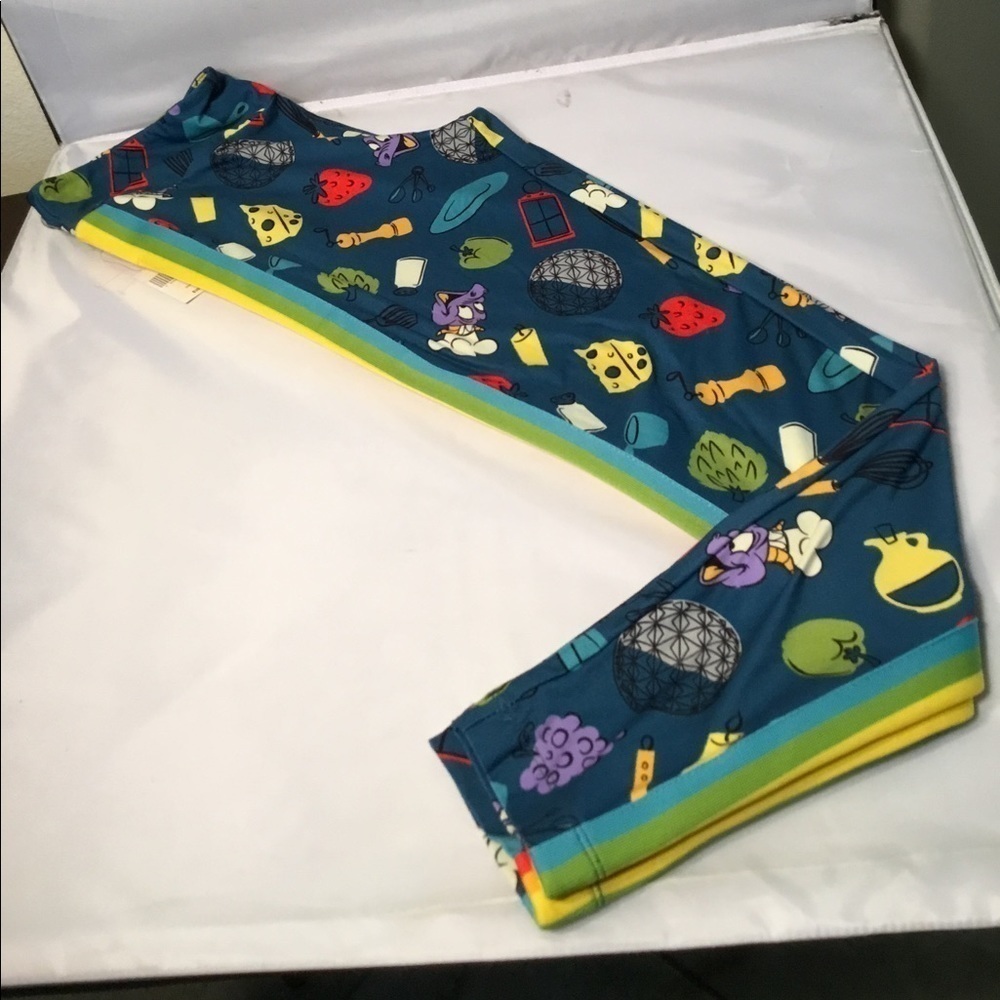 Disney 25th ANNIVERSARY FOOD & WINE CELEBRATION LEGGING SIZE SMALL - Picture 5 of 12